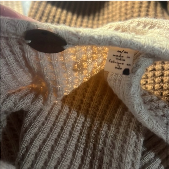 NWT Free People FP One Katya Thermal Mini Bodycon Dress Sand size small - Picture 4 of 4